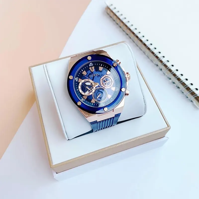 Guess Poseidon Multifunction Quartz Blue Dial Men’s Watch- GW0425G3